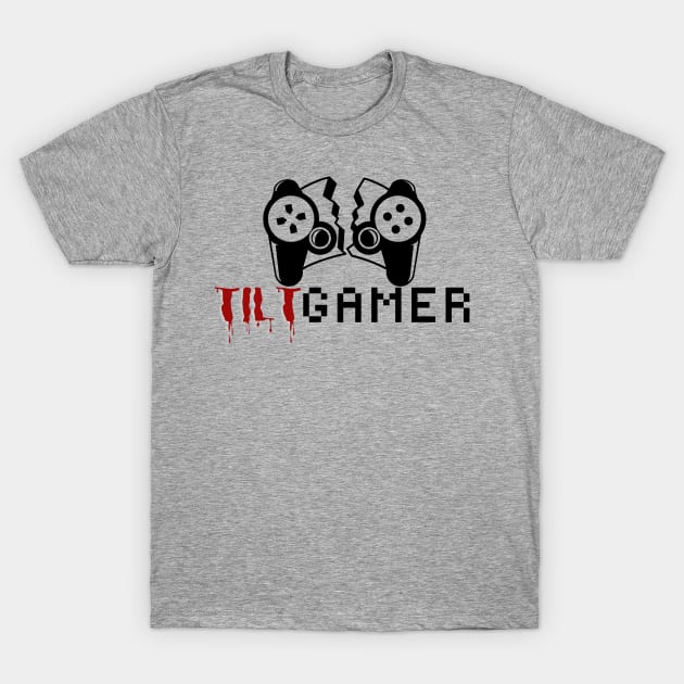 tilt gamer - gaming T-Shirt by holy mouse